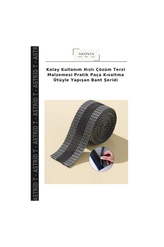 Kolay Kullanım Hızlı Çözüm Terzi Malzemesi Pratik Paça Kısaltma Ütüyle Yapışan Bant Şeridi