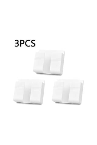Duvara Yapışan Telefon Kumanda Tutucu Aparat 3 Pcs