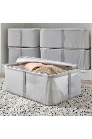 Ikea Hemmafıxare Saklama Hurcu 34 X 51 X 19 Cm Beyaz - Gri