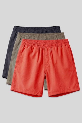 Tommylife Standart Fit Basic 3lü Paket Camel-antrasit -oranj Erkek Deniz Şortu - 81237 Camel-antrasıt-oranj