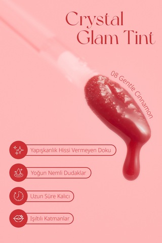 Clio Crystal Glam Tint 08 Gentle Cinnamon 08