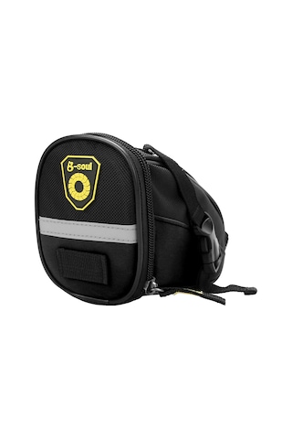 Jeemson Dayanıklı Bisiklet Sele Çantası - Aletleriniz İçin Güvenli Depolama Siyah