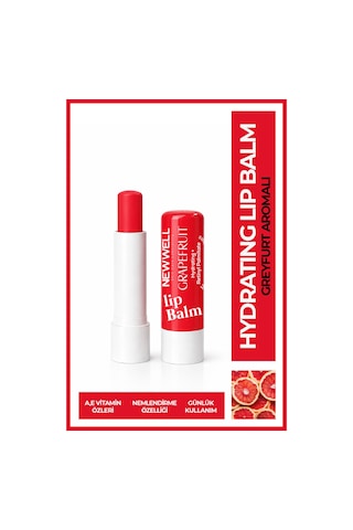 Grapefruit Hydrating Lip Balm Greyfurt Aromalı Nemlendirici Dudak Bakım Kremi 4 Gr