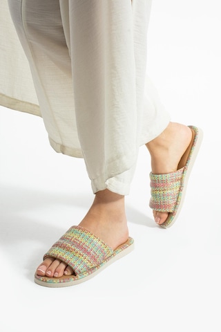 Mabel Kadın Terlik Dış Mekan Havuz Deniz Plaj Terliği Ev Terliği Sarı