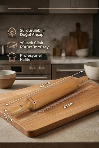 Montesev Ahşap Tahta Mutfak Kaşık Seti Merdane 7 Parça Kayın, Şimşir Ve Bambu Ağacı Ağaç Kaşık Mnt-023 Genel
