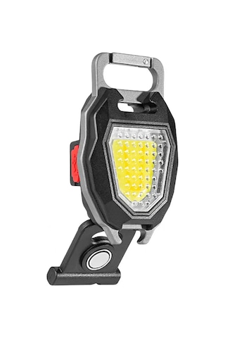 Ayt Powermaster W5154 Şarjlı Ledli Anahtarlık 6 Modlu Mıknatıslı Cob Led Aydınlatma Işıldak El Feneri