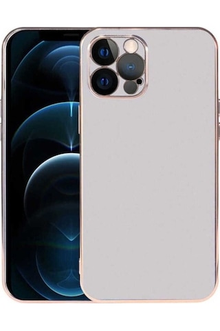 Apple Uyumlu iPhone 12 Pro Kılıf Zore Viyana Kapak Gümüş