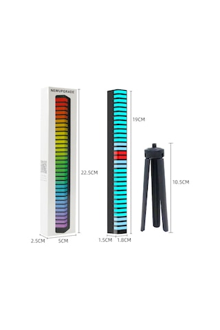 Rgb Led Işık Araç Pc Oda Oyuncu Müzik Ritimleri Oyun Sese Duyarlı Rgb Light