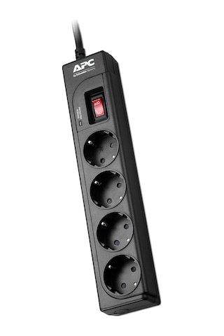 Apc By Schneider Electric P43B-RS Akım Korumalı Priz 4'lü Siyah
