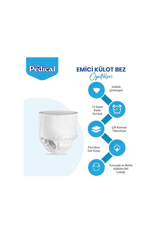 Dr.pedical Emici Külot Hasta Bezi M-medium Beden 90 Adet M