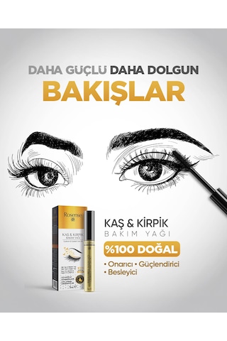 Rosense Kaş & Kirpik Bakım Yağı 5 Ml