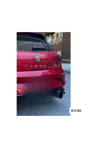 Kit Garaj Leon Mk3 Aero Tampon Sağ - Sol Flapları Plastik 2012-2020 Boyalı