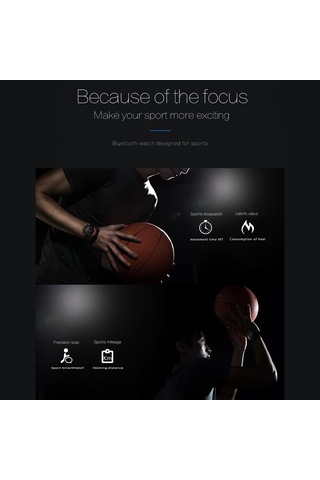 Tenfowee Lokmat Mk16 Akıllı Saat: 12 Ay Pil Ömrü, 5atm Su Geçirmez, Spor Takibi, Uzaktan Fotoğraf Çekme, İos/android Uyumlu