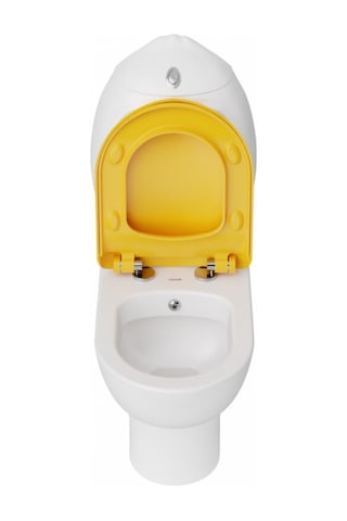 Creavit Ducky Çocuk Klozet Seti - Beyaz-sarı