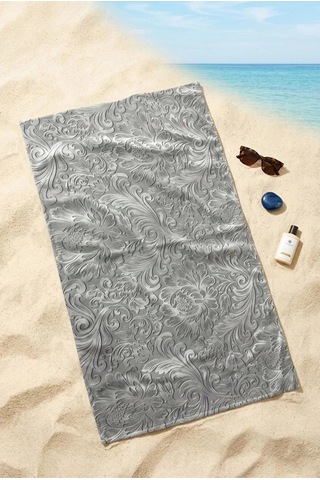 Plaj Havlusu 70 X 150 Garden Gümüş