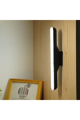Şarjlı Led Lamba Kablosuz Micro Usb Mıknatıslı 6w Led Işık 3 Farklı Işık Modu Cata Martı Led Aplik Siyah Açık Lacivert