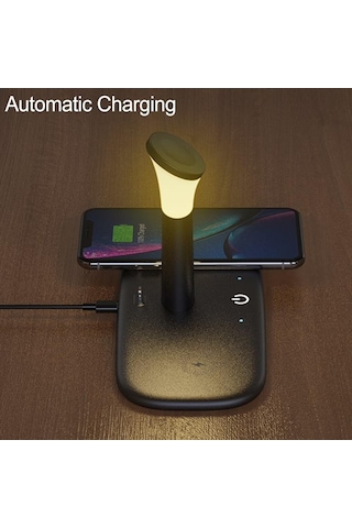 Lexroo Bw02 Aple Kablosuz Wireless Hızlı Şarj Standı Iwatch Airpods Apple iPhone Uyumlu 11 11 Pro 12 12 Pro 13 Standart