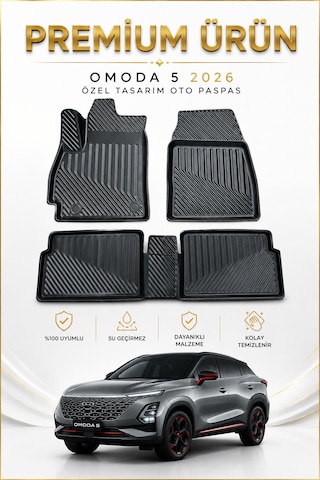 Chery Omoda 5 2026 3d Havuzlu Oto Paspas Premium