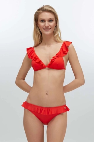 U.S. Polo Assn. Kadın Kırmızı Bikini Takım