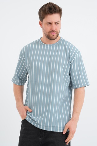 Redline Shift Erkek Oversize Tişört Mavı