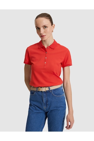 Pierre Cardin Kadın Kırmızı Tişört Basic 50325456-vr030