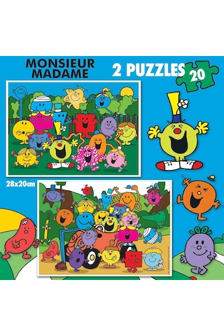 Educa 2x20 Parça Kız Ve Erkek Çocuk Bay Ve Bayan Puzzle - 19401 1 Adet
