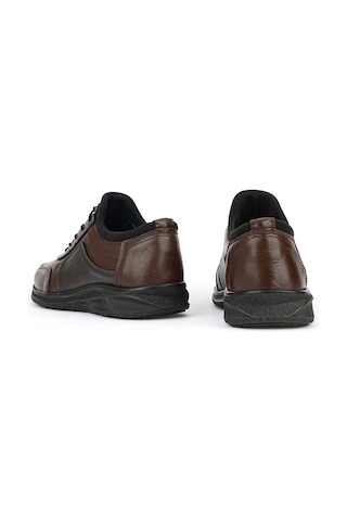 Ziya, Erkek Hakiki Deri Sneaker 153423z69 Kahve-k.kahve 143423z69 052