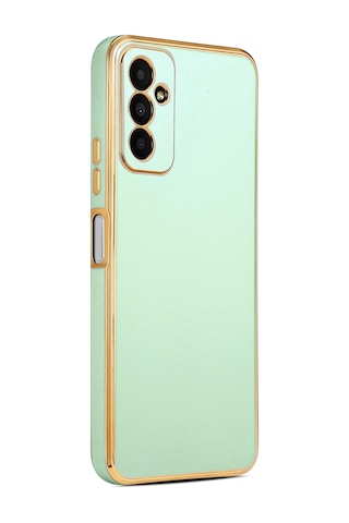 Zore Galaxy Uyumlu M13 Kılıf Bark Kapak - Açık Yeşil Açik Yeşil