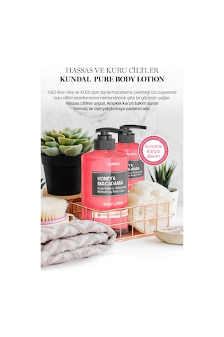 Kundal Honey & Macadamia Pink Grapefruit Pure Body Lotion 500 ML
