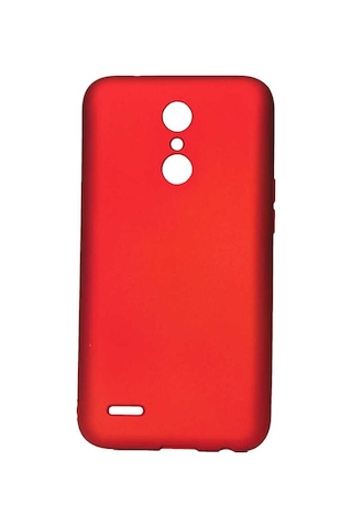 LG Uyumlu K8 2017 Kılıf Zore Premier Silikon Kapak Kırmızı