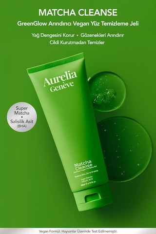 Aurelia Genève Clear & Glow Skin Duo - Arındırıcı Vegan Yüz Temizleme Jeli & Işıltı Kazandıran Vegan Peeling Seti