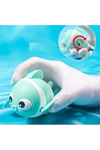 Kurmalı Balık Bebek Banyo Oyuncağı Çok Renkli