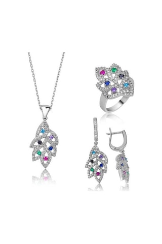 Gümüş Renkli Kadın Set (103644937)
