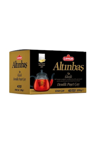Çaykur Altınbaş Klasik Siyah Kolay Demlik Poşet Çay 40 x 5 G