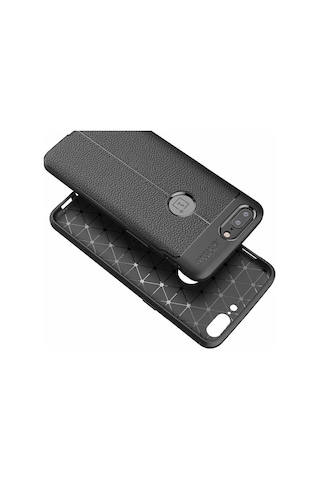 One Plus 5 Kılıf Zore Niss Silikon Kapak Lacivert