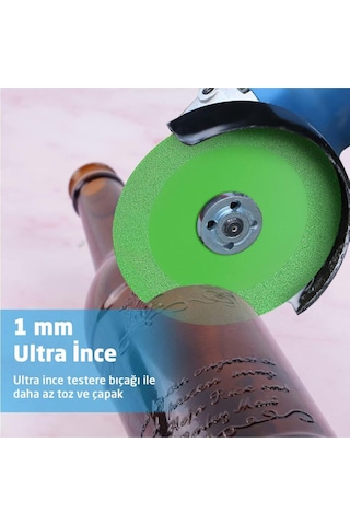 Merttools Cam Seramik Şişe Kesme Taşlama Elmas Diski 100 Mm
