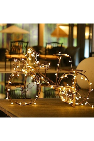 5 Metre 28 Led Gün Işığı Şeffaf Kablo Fişli & Eklenebilir Dekoratif Aydınlatma 5