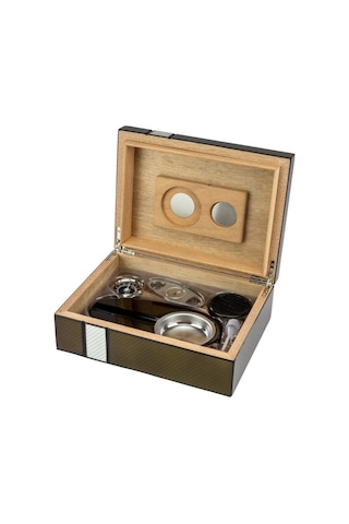 Hauser Karbon Humidor Seti 569109