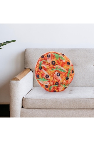 Suntek Yastık Süsleme Karikatür Kalın Kanepe Minderi Ev Pizza Pizza
