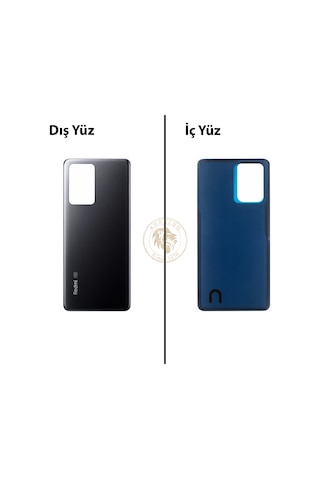 Xiaomi Redmi Note 12 Pro Plus 5g - Lenssiz Siyah Arka Pil Kapağı Batarya Kapağı Back Cover Çok Renkli