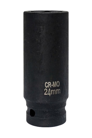 6219 1/2'' Altı Köşe Havalı Uzun Derin Lokma Anahtar 24 Mm