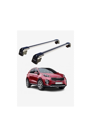 Kıa Sportage 2016-2021 Trx2 Thunder Carrier Kilitli Ara Atkı Taşıyıcı Tavan Barı Siyah