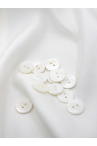 The New Button Doğal Deniz Kabuğu Düğmeler 15 Mm 12 Adet 276352018