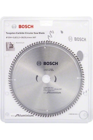 Bosch Eco 254 30 Mm 96 Diş Alüminyum Daire Testere Bıçağı B2608644412 Bosch