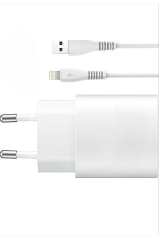 Abatech Usb-lightning Apple Uyumlu iPhone Şarj Aleti Seti 13w 2.6a Beyaz