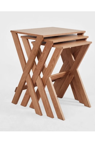 Cross 3'lü Zigon Sehpa