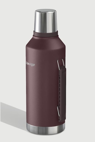 Stevig 1 Camper Klasik Kulplu Sızdırmaz Çelik Termos 2.2 Lt Dark Plum St-262 Bordo