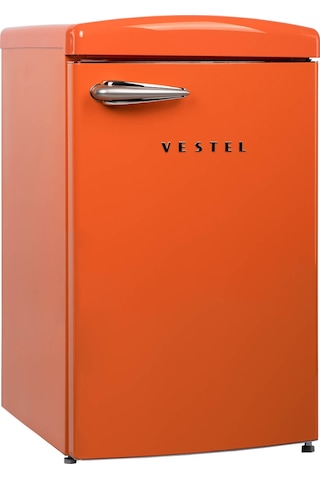 Vestel Retro SB14111 122 L Statik Buzdolabı Turuncu