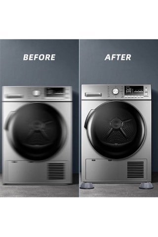 İsgstore Beyaz Eşya Altlığı Ayağı 8 Adet Çamaşır Bulaşık Makinası Buzdolabı Yükseltici Titreşim Önleyici