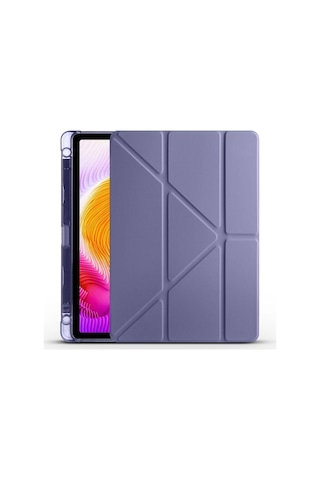 Xiaomi Redmi Pad Se Kılıf Zore Tri Folding Kalem Bölmeli Standlı Kılıf Kapaklı Kılıf